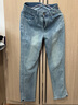 真維斯（Jeanswest）美式高街春夏季復(fù)古牛仔褲男2025新款痞帥寬松直筒微喇叭褲子男 懷舊藍(lán) L 120-140斤 曬單實拍圖