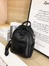 viney新款雙肩包女牛皮大容量背包大學(xué)生學(xué)院風(fēng)書(shū)包通勤旅行包生日禮物 【黑色】送老婆女朋友高級感實(shí)用女生閨蜜走心 高級感百搭時(shí)尚品牌休閑大包 曬單實(shí)拍圖