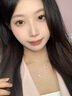 秋虞999純銀蝴蝶項鏈女款鋯石輕奢高級感送女生生日七夕情人節禮物女 【精美禮盒】足銀999蝴蝶項鏈 曬單實(shí)拍圖