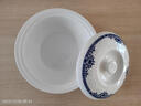 鋅梁 家用大湯碗 湯鍋 9英寸帶蓋品鍋 景德鎮(zhèn)陶瓷器湯盆微波爐可用 玲瓏富貴品鍋 曬單實拍圖
