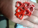維智控 rj45網(wǎng)線鎖 網(wǎng)絡(luò)端口安全鎖 超五類六類網(wǎng)絡(luò)網(wǎng)線連接器電腦寬帶監(jiān)控跳線鎖扣防拔 紅色【A款】適合平面網(wǎng)口-推薦 100個(gè)+5把鑰匙 曬單實(shí)拍圖