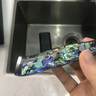FINDKING鋒勁大馬士革鋼牛排刀廚房刀具牛扒刀多用刀西式切肉刀手把肉小刀 彩珀大馬士革牛扒刀 曬單實(shí)拍圖