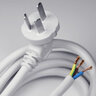 公牛純銅家用插座電線3芯10A電源線帶插頭插排線纜三孔電源連接線硬壓線壓頭線插頭帶線 20米 3芯 1平 【可拆三腳插頭】 曬單實拍圖