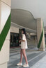 MARY JSTNI代購楊冪同款網(wǎng)面小白鞋女205春夏季新款爆款厚底內(nèi)增高早秋板鞋 HK39-1白拼綠【皮面-四季款】 38 曬單實拍圖