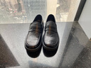 公牛世家男鞋秋冬季新款軟底復古休閑皮鞋子男士2025新款套腳一腳蹬豆豆鞋 紅棕【四季款單鞋】GN125101301 41 （運動(dòng)鞋碼） 曬單實(shí)拍圖