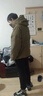 吉普（JEEP）白鴨絨羽絨服男士短款冬季國際品牌2025新款連帽防寒加厚外套冬天 綠色 XL 曬單實(shí)拍圖
