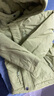 davebella戴維貝拉兒童棉服女童棉衣外套2021冬裝男童寶寶加厚連帽棉襖DB16285牛油果綠120cm 曬單實(shí)拍圖