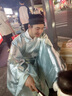 青羽 漢服明制圓領(lǐng)袍男女同款中國風古裝刺繡日常情侶款春秋裝 圓領(lǐng)袍(可備注顏色)+中衣+中褲 XL 曬單實拍圖