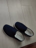布舍元 传统千层底一脚蹬懒人休闲男士低帮中老年老北京布鞋子 蓝色40 实拍图