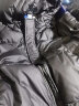 Colombass PU软皮羽绒服男冬季新款男士短款连帽潮牌潮流加厚保暖冬装外套 黑色(升级款） XL(建议130-145斤) 实拍图