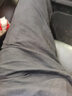 CANELIN KISKHA褲子男新款透氣男褲直筒休閑褲男修身韓版運動(dòng)長(cháng)褲商務(wù)純色長(cháng)褲男 黑色常規 33 碼 曬單實(shí)拍圖