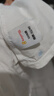 貝瑞加（Babyprints）寶寶連體衣新生兒夏季透氣短袖哈衣系帶爬服純棉 藍(lán)彩虹52 曬單實(shí)拍圖