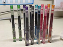 白雪（snowhite）X55可換筆芯中性筆多色直液式走珠筆簽字筆學(xué)生用筆 0.5mm紅色12支/盒 曬單實(shí)拍圖