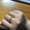 明牌珠寶生日禮物 絲序系列 足金黃金相偕編織情侶戒指AFM0117工費1190 足金戒指 19號 約7.07克 曬單實(shí)拍圖