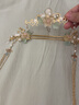 古風(fēng)女童發(fā)飾唐裝頂冠流蘇發(fā)釵公主飾品中國風(fēng)全套漢服兒童頭飾仙 萌芽【X-T69】套裝-送眉心貼 曬單實拍圖