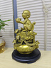 天祥緣 銅猴子擺件如意猴十二生肖猴辦公桌擺件開業(yè)送禮工藝品家居裝飾 28號(hào)銅金猴聚寶 配底座 曬單實(shí)拍圖