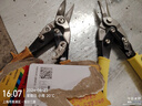 羅賓漢（RUBICON）進(jìn)口航空剪鐵皮剪鐵絲網(wǎng)不銹鋼板冷鋼板銅板鋁板剪刀刃口鋸齒防滑 RAT-30S 直切剪 曬單實(shí)拍圖