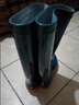 回力上海雨鞋女士款高筒雨靴813防滑牛筋底勞保彩色水鞋水靴防滑 813墨綠中筒 39 曬單實(shí)拍圖