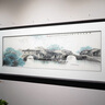 云儒唐樊客廳裝飾畫(huà)蘇繡江南風(fēng)景畫(huà)純手工刺繡掛畫(huà)書(shū)房茶室墻畫(huà)中國(guó)風(fēng)壁畫(huà) 清風(fēng)竹韻 裝框75*180cm 曬單實(shí)拍圖