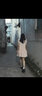 宙馨法式小飛袖連衣裙女夏季2025新款小個(gè)子仙女款娃娃裙子多巴胺穿搭 粉色裙子 L 曬單實(shí)拍圖