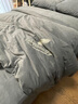 南極人冬季被子被芯+四件套+枕芯可拆洗冬被學(xué)生宿舍加厚棉被10斤床上用 輕羽-賓利藍【可拆洗冬被】 150*200cm【絨被套+被芯4斤】 總約6斤 曬單實(shí)拍圖