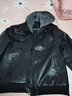 JEEP SPIRITJeep/吉普男裝歐美連帽機車服皮衣2025秋冬季新款男士PU皮 黑色 2XL 曬單實拍圖