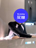 樂(lè )卡利 韓風(fēng)泳衣女長(cháng)袖 潛水沖浪服泡溫泉保守顯瘦連體三角沙灘學(xué)生游泳 韓系泳衣【黑色L   95-110斤】 曬單實(shí)拍圖