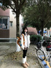 A CHOCK美式碎花毛巾繡植絨夾克杏色單排扣棒球服 杏色 L 曬單實(shí)拍圖