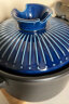美厨（maxcook）陶瓷煲砂锅 汤锅炖锅养生煲 手工彩釉耐干烧 2.2L蓝MCTC3286 晒单实拍图