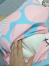 九洲鹿家纺 抑菌大豆纤维枕头枕芯单只装 45×70cm橙白 实拍图
