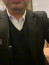 特狼渡男士毛衣背心V領(lǐng)秋冬季馬甲坎肩針織衫馬夾男無(wú)袖潮羊毛衫毛線(xiàn) 曬單實(shí)拍圖