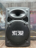 索愛SA-T29戶外音箱15吋大功率重低音廣場舞音響移動K歌唱歌拉桿音箱 15寸震撼低音+單無線話筒 曬單實拍圖