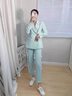 Sugargirl春秋小西裝套裝女高端氣質(zhì)職業(yè)裝女裝西服外套商務(wù)正裝經(jīng)理工作服 藏青色長(cháng)袖西裝+褲子 2XL 曬單實(shí)拍圖
