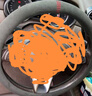 S.CHUANG汽車(chē)方向盤(pán)套意大利翻毛皮把套冬季冬天四季通用免手縫女款男 本田【圓型】雅閣思域英詩(shī)派型格 曬單實(shí)拍圖