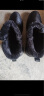 回力雪地靴棉鞋冬季加绒加厚保暖面包鞋女防水防滑中老年人棉靴鞋子男 黑色-侧拉链0357 40 实拍图