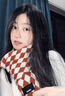 CinvaiKrose本命年紅色圍巾女士2025新款針織毛線(xiàn)學(xué)生保暖圍脖生日圣誕節禮物 菱形格紅色【限定禮盒包裝】 曬單實(shí)拍圖