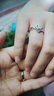 聚福品（GIOR FOOK）情侶戒一對戒銀戒指男女款訂婚結婚紀念日生日禮物520情人節禮物 925銀【情定三生】——多倉發(fā)貨 曬單實(shí)拍圖