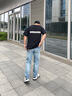 卡賓（CABBEEN）【萊卡彈力】水洗小腳牛仔褲男2025夏季新款潮牌休閑薄款長(zhǎng)褲 天藍(lán)色37（合體版型） 31 /175/L 曬單實(shí)拍圖