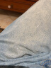 太平鸟男装【冰氧吧】凉感面料薄款牛仔裤男宽松锥形牛仔裤 浅蓝色（冰氧吧） L 实拍图
