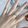 VCIXYOUPT950鉑金戒指女一克拉莫桑鉆戒結(jié)訂求婚表白紀(jì)念生日禮物送女友 B款鉑金一克拉+證書/送戒指盒 曬單實(shí)拍圖