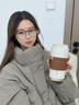 特美刻（TOMIC）咖啡杯保溫杯高檔高顏值男女用2025新款便攜保溫水杯生日禮物 白色500ml 曬單實拍圖