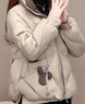 皮爾卡丹輕奢高檔女裝新國標年貨節小個(gè)子羽絨服女2022冬裝新款短款高領(lǐng)洋氣加厚保暖外套 卡其色   S (適合90-115斤) 曬單實(shí)拍圖