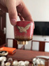 季慕家故宮文創(chuàng)瑞鶴呈祥茶杯高檔主人杯單杯陶瓷杯茶具送長輩領(lǐng)導(dǎo)禮物 宮廷紅丨瑞鶴呈祥主人杯 200mL以下 曬單實拍圖