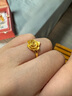 明牌珠寶 足金黃金玫瑰花戒指活口女戒送禮AFM0065工費150 足金戒指 約3.07克 曬單實(shí)拍圖