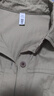 森馬（Semir）連衣裙女氣質(zhì)工裝裙子夏天女裝24夏純棉polo領(lǐng)短裙 土灰綠40901 M 曬單實(shí)拍圖