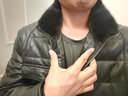 冬季百搭真毛領(lǐng)水貂毛領(lǐng)子男士立領(lǐng)通用整皮毛一體皮草毛領(lǐng)單賣 精品黑色，襯布48*5厘米 曬單實(shí)拍圖