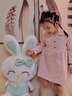 G.DUCKKIDS小黃鴨童裝女童連衣裙春秋款兒童公主裙24新款秋裝長袖女寶寶裙子 粉紅色 100 (建議身高90cm 3-4歲) 曬單實(shí)拍圖