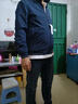 七匹狼夾克男秋冬新款男士外套商務(wù)休閑立領(lǐng)茄克衫男裝外套防風(fēng)上衣服飾 101(藏青)-內里格紋立領(lǐng)版 XL (175) 92A 曬單實(shí)拍圖