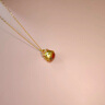 明牌珠寶 足金5D硬金黃金招財可愛(ài)微笑貓吊墜情侶款ASY0483定價(jià)足金吊墜大版ASY0484約1.01-1.19克 曬單實(shí)拍圖
