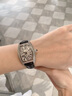 巴寶莉女士手表女生品牌2025新款坦克女表學(xué)生生日七夕情人節(jié)禮物送女友 銀殼白面黑皮帶 曬單實(shí)拍圖